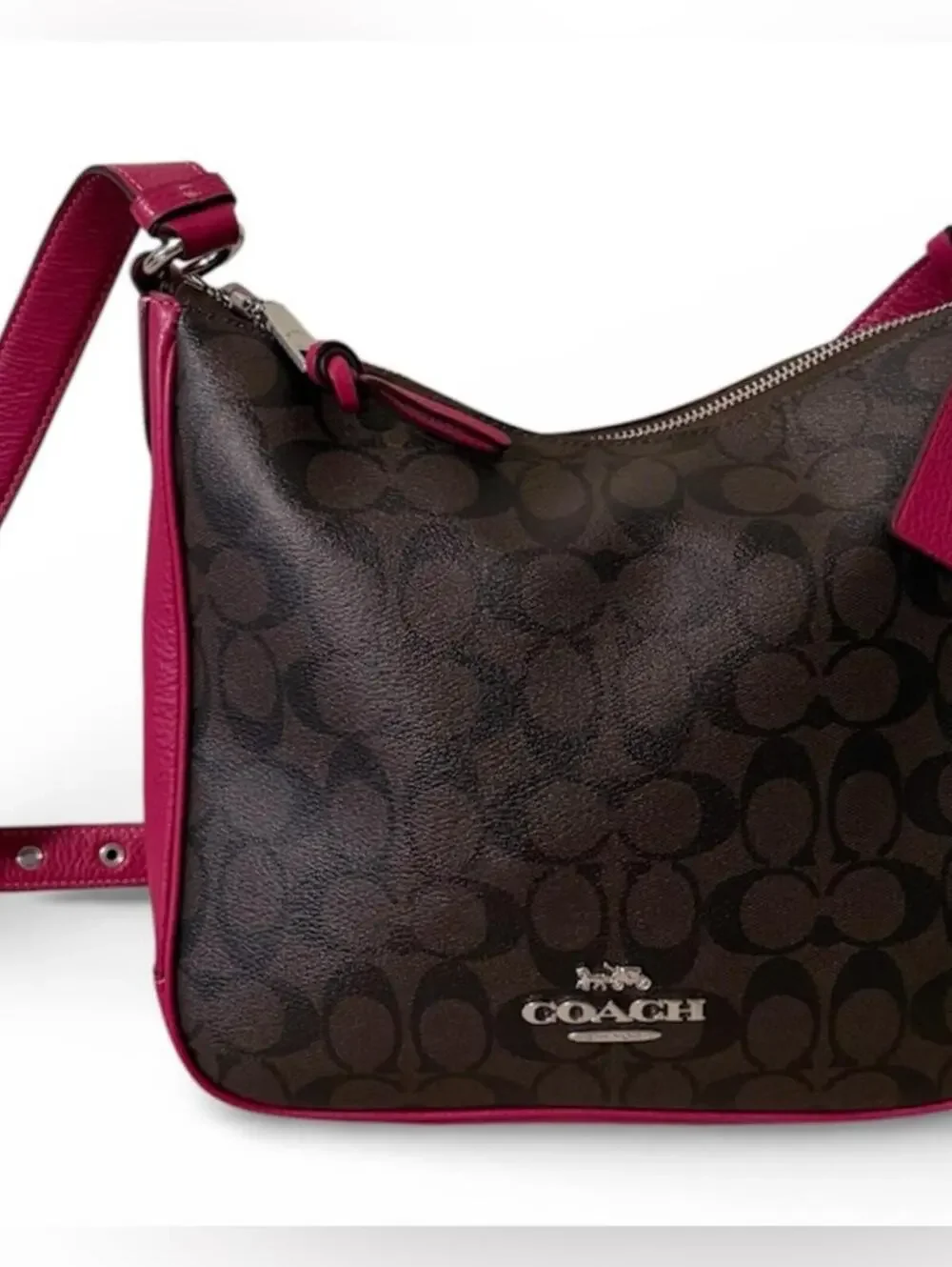 Coach Ellie File Crossbody Signature Canvas NWT